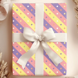Papel De Regalo Confetti Stripe Fiesta