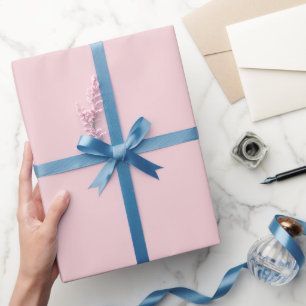 Papel De Regalo Confirmación de Cruz Rosa Acuarela