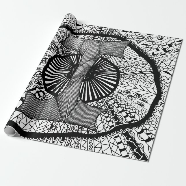 Papel De Regalo Conjuntos de silencio (Desenrollado)