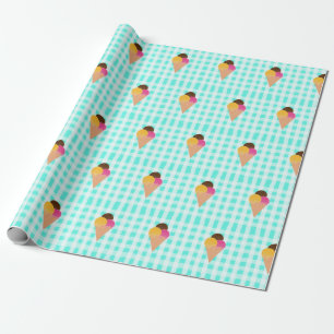 Papel De Regalo cono de gofre de helado