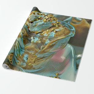 Papel De Regalo Cono de helado de verano