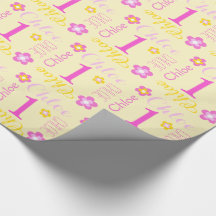 Papel de regalo conocido de encargo de la primera