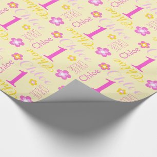 Papel de regalo conocido de encargo de la primera