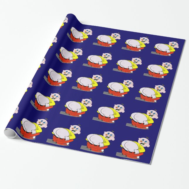 Papel De Regalo ¡Conseguir un tiro en el extremo! (Desenrollado)