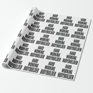 Papel De Regalo Constructor de cuerpos de trabajo duro