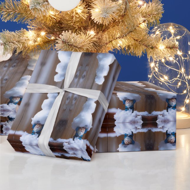 Papel De Regalo Construyó un Snowman V (Vacaciones)