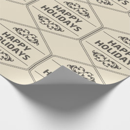 Papel De Regalo Contento del fondo del Personalizado de vacaciones