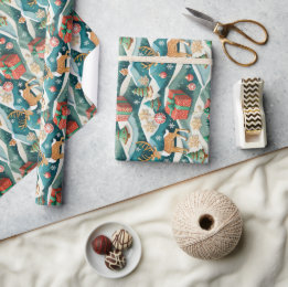 Papel de regalo continuo navideño Renoes 300dpi