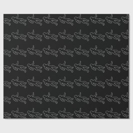 Papel De Regalo Contorno de tiza