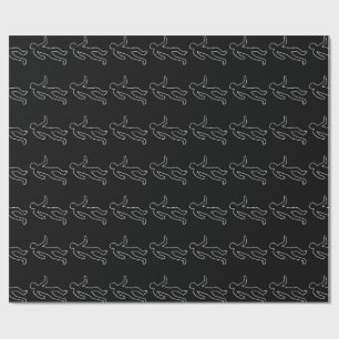 Papel De Regalo Contorno de tiza