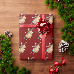 Papel De Regalo Contrabajo Stickman