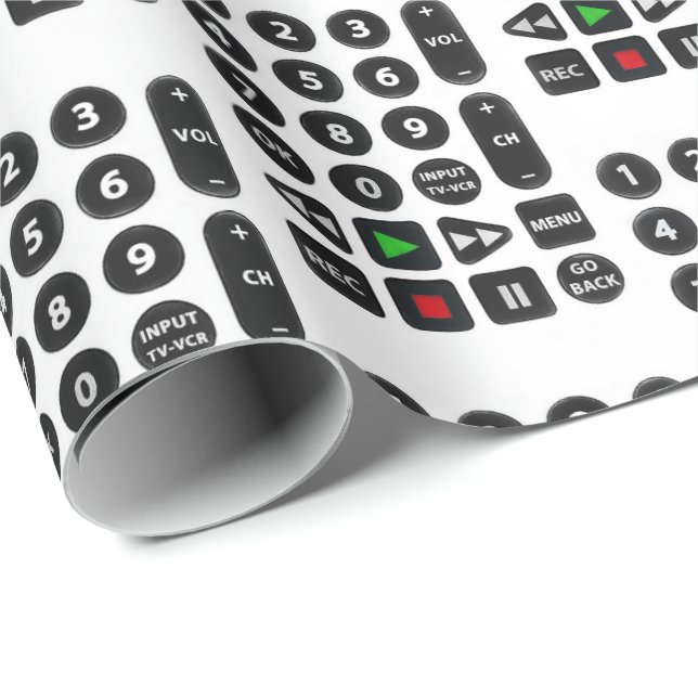 Papel De Regalo Control remoto de TV (Esquina del rollo)