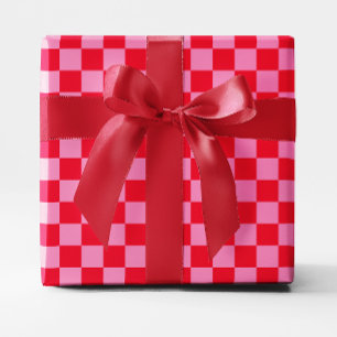 Papel De Regalo Control rojo y rosa
