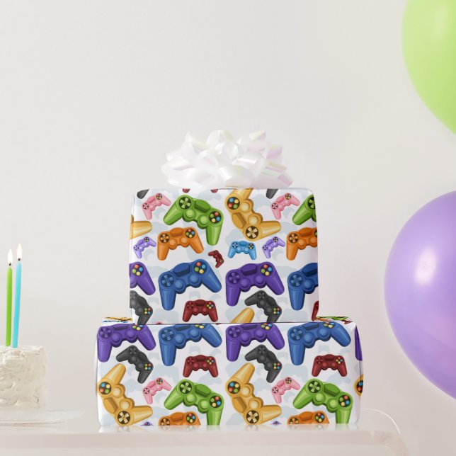 Papel De Regalo Controlador de juegos (Regalos de fiesta)