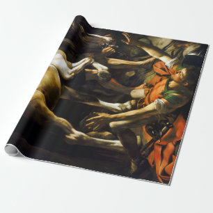 Papel De Regalo Conversión de Caravaggio en camino a Damasco