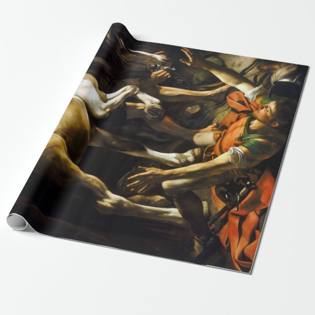 Papel De Regalo Conversión de Caravaggio en camino a Damasco (Desenrollado)