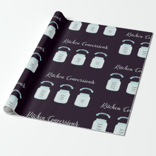 Papel De Regalo Conversiones de cocina Mediciones de recetas útile