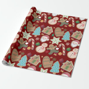 Papel De Regalo Cookie de navidades