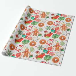 Papel De Regalo Cookies azucareras de navidades