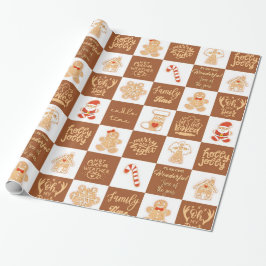 Papel De Regalo Cookies de Gingerbread