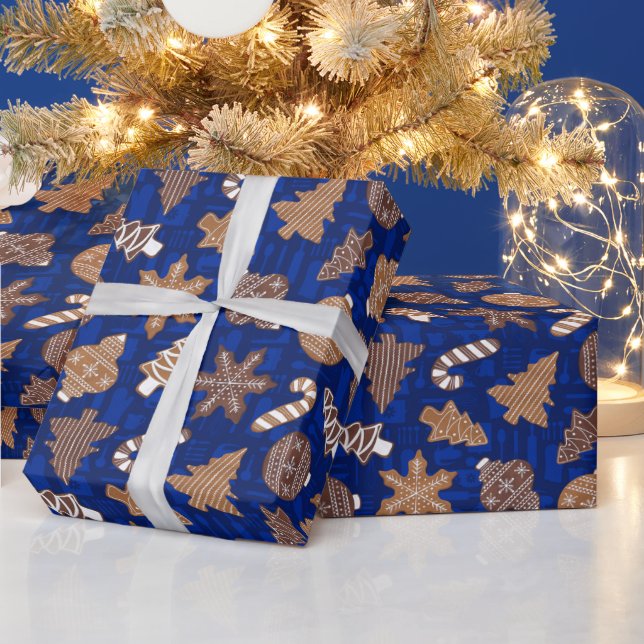 Papel De Regalo Cookies de navidades (Vacaciones)