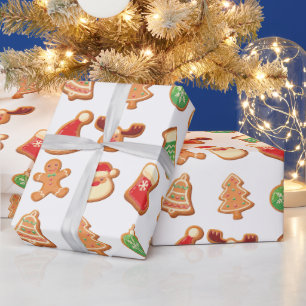 Papel De Regalo Cookies de Navidades dulces