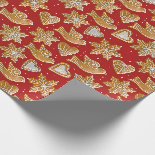 Papel De Regalo Cookies de navidades | Gingerbread Medovniky (Esquina)
