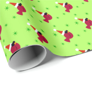 Papel De Regalo Cool Cardinal Navidad Fiesta Niños