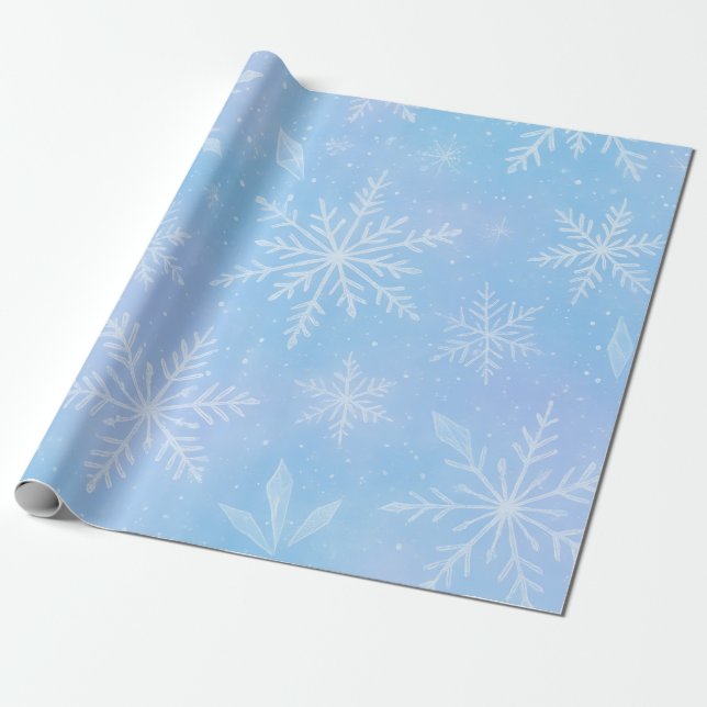 Papel De Regalo cool icy frozen wrapping paper (Desenrollado)