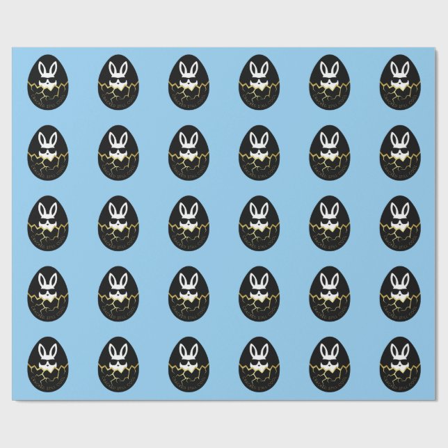 Papel De Regalo Cool Rabbit Sunglasses Funny Bunny Quote “Cracked  (Superficie plana)