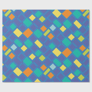 Papel De Regalo Cool Tone checkerboard para niños