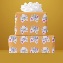 Papel De Regalo Cootie Catcher del Retro 90