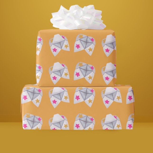 Papel De Regalo Cootie Catcher del Retro 90 (Subido por el creador)