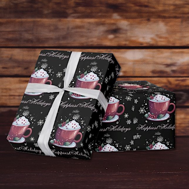 Papel De Regalo Copa de navidades de chocolate caliente (Subido por el creador)