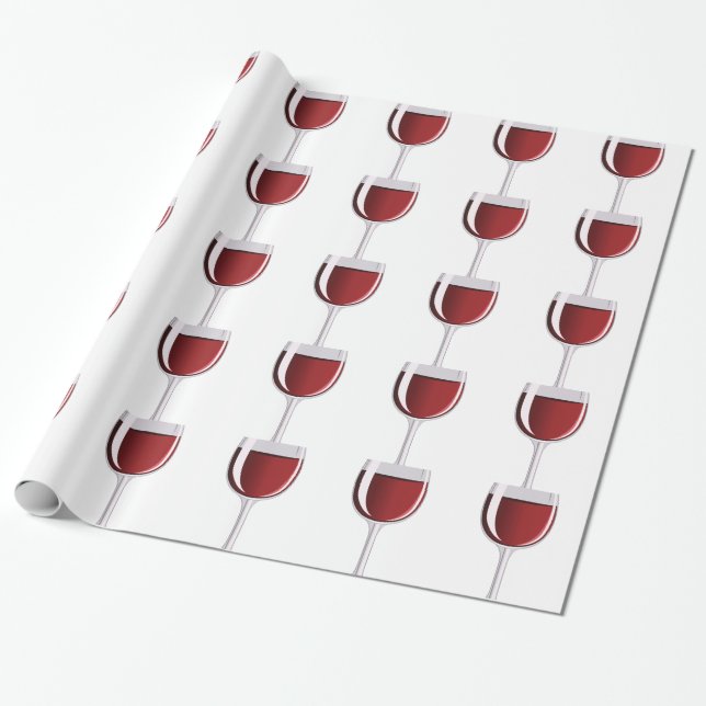 Papel De Regalo Copa de vino (Desenrollado)