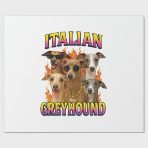 Papel De Regalo Copia de Galgo Italiano