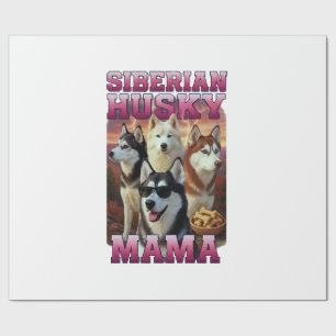 Papel De Regalo Copia de Husky siberiano copia