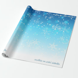 Papel De Regalo copo de nieve
