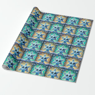 Papel De Regalo Copo de nieve 2