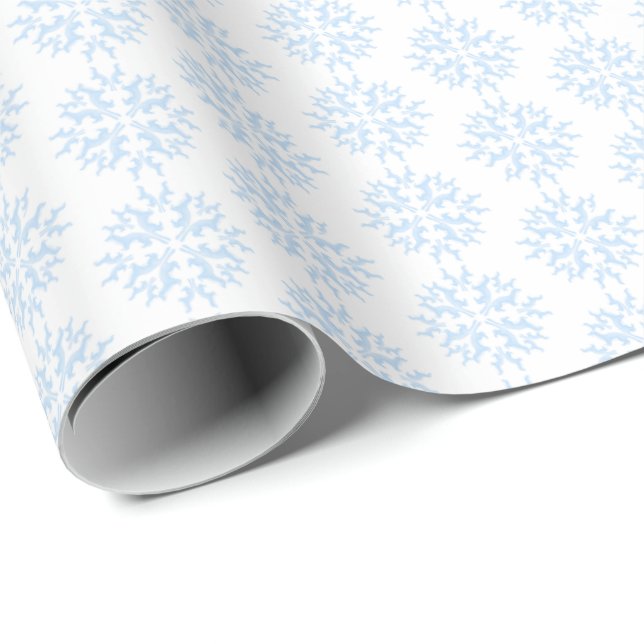 Papel de regalo Copo de nieve comadreja (Esquina del rollo)