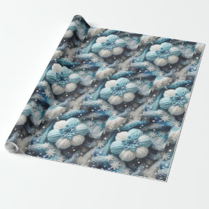Papel De Regalo Copo de nieve de algodón