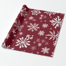 Copo de nieve rojo