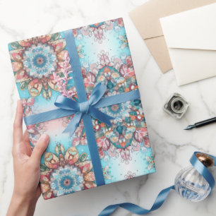 Papel de Regalo Copos de Nieve