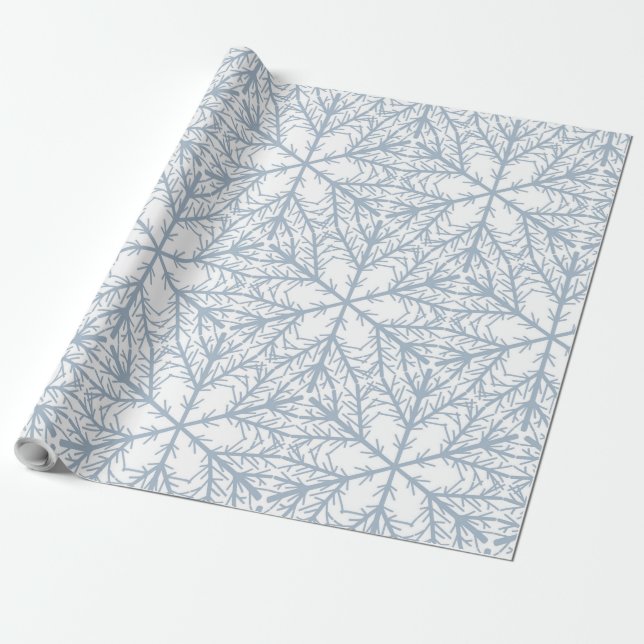 Papel De Regalo Copos de nieve (Desenrollado)