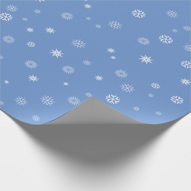 Papel De Regalo Copos de nieve (Esquina)