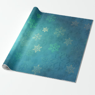 Papel De Regalo "Copos de nieve"