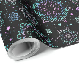 Papel de regalo "Copos de nieve"