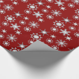 Papel De Regalo Copos de nieve del béisbol