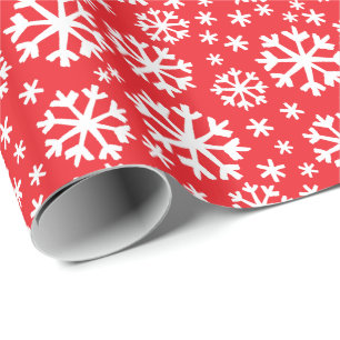 Papel De Regalo Copos de nieve en cualquier regalo de Navidades de