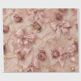 Papel De Regalo Coquette Bows Wrapping Paper